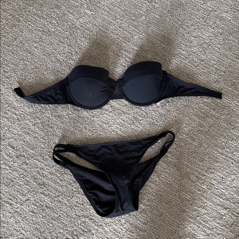 BCBGeneration Classic Black Bikini Set